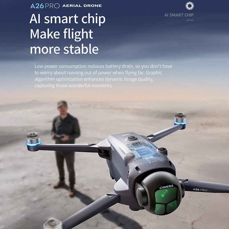 A26 Pro GPS Drone with 4.5-inc - Drone Gps Mount recension och pris