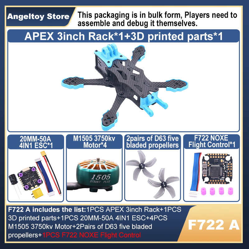 B-CUBE APEX 3inch FPV Drone Fr - Drone Power Distribution Board recension och pris
